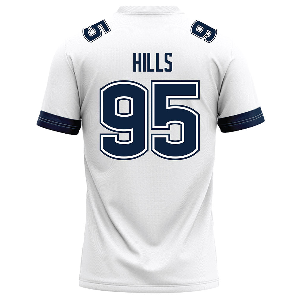 UConn - NCAA Football : Melvin Hills - White Football Jersey-1