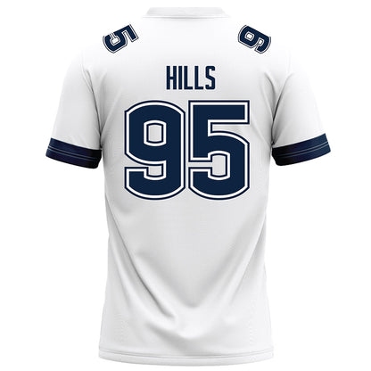UConn - NCAA Football : Melvin Hills - White Football Jersey-1