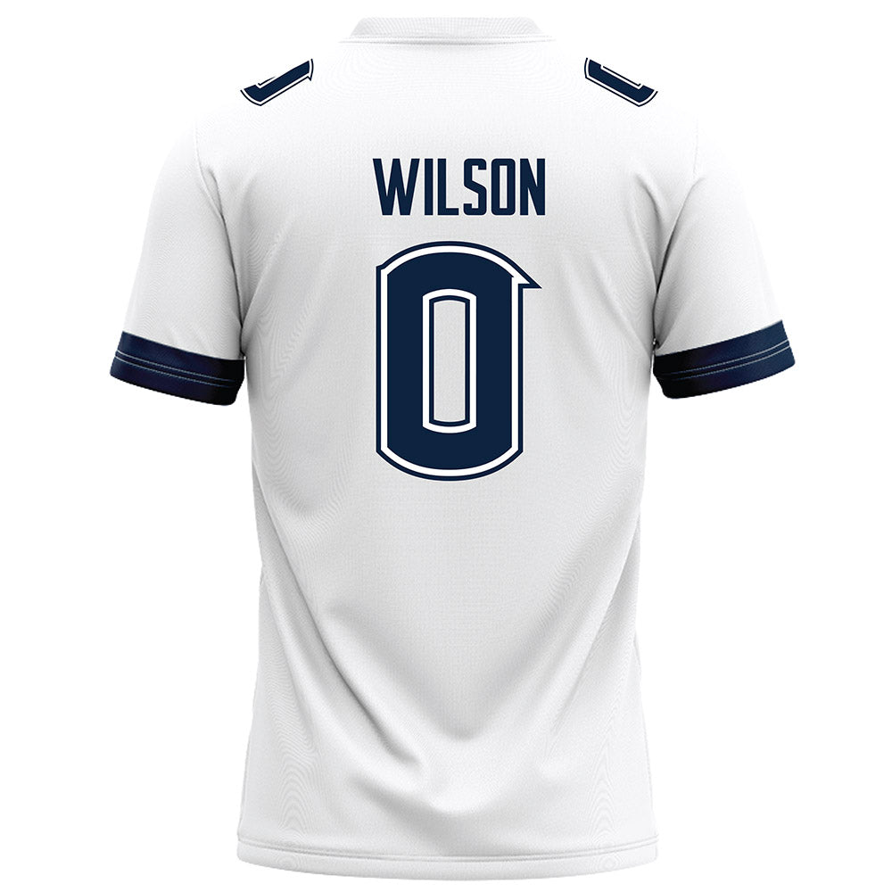 UConn - NCAA Football : Flash Wilson - White Football Jersey-1