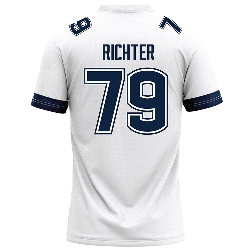 UConn - NCAA Football : Christian Richter - White Football Jersey-1