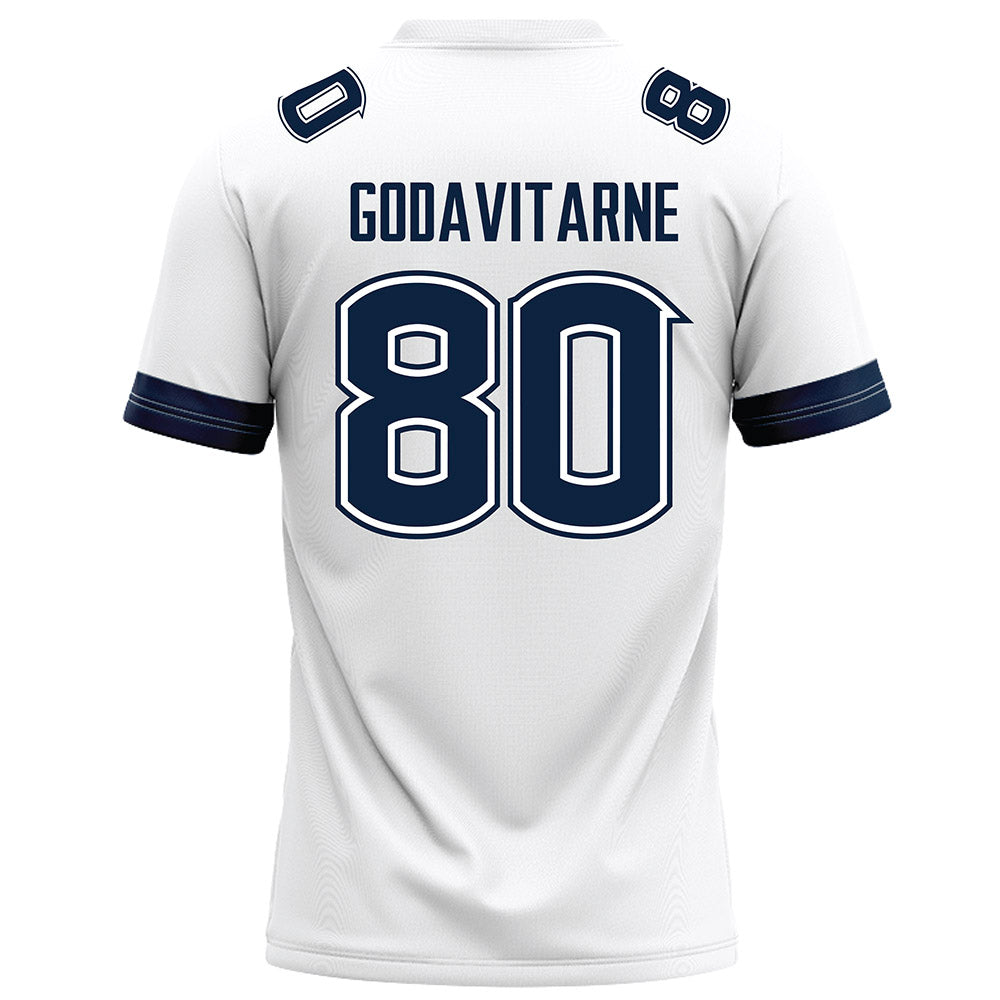 UConn - NCAA Football : Alex Godavitarne - White Football Jersey-1