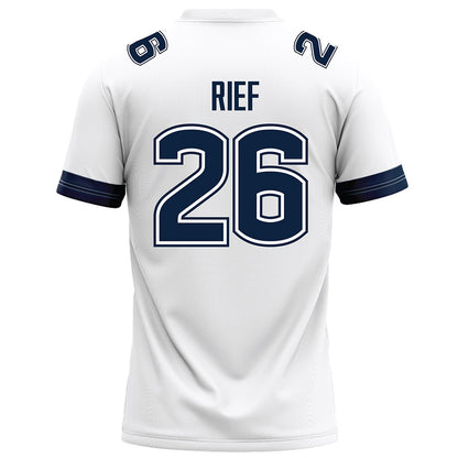 UConn - NCAA Football : Soren Rief - White Football Jersey-1