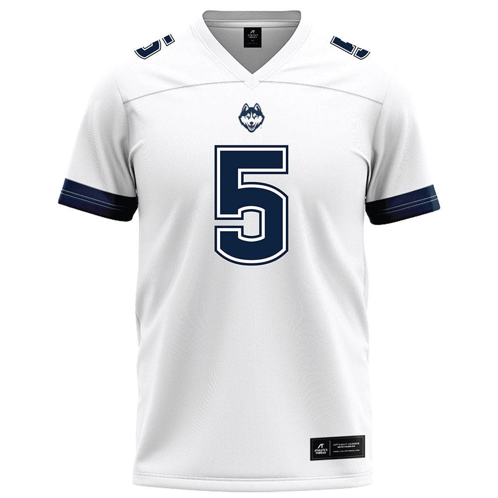 UConn - NCAA Football : Rickey Williams - White Football Jersey-0
