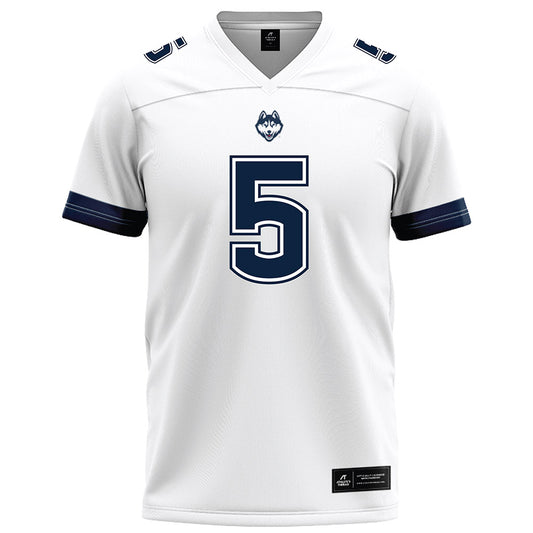 UConn - NCAA Football : Rickey Williams - White Football Jersey-0