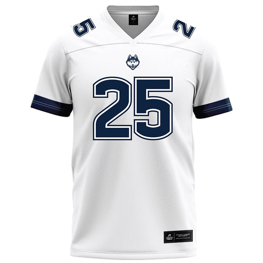 UConn - NCAA Football : Daniel Rose - White Football Jersey-0