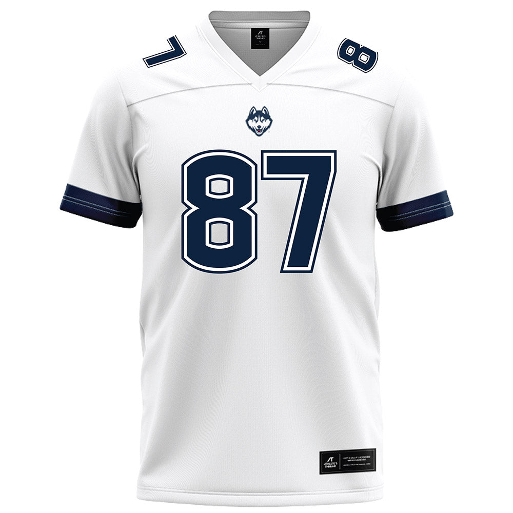 UConn - NCAA Football : Clemens Richter - White Football Jersey-0