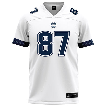 UConn - NCAA Football : Clemens Richter - White Football Jersey-0