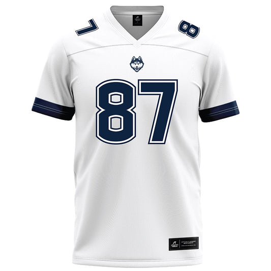 UConn - NCAA Football : Clemens Richter - White Football Jersey-0
