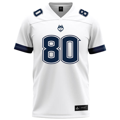UConn - NCAA Football : Alex Godavitarne - White Football Jersey-0