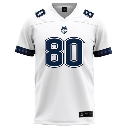 UConn - NCAA Football : Alex Godavitarne - White Football Jersey-0