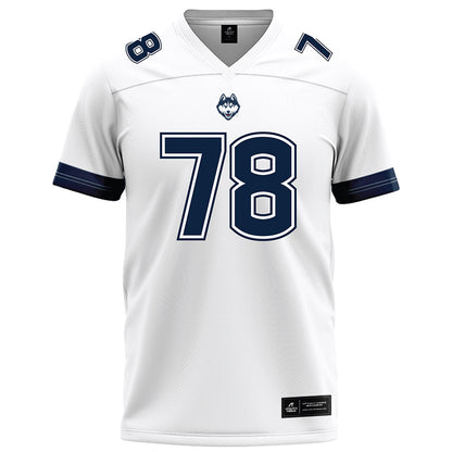 UConn - NCAA Football : Isiah Switzer - White Football Jersey-0