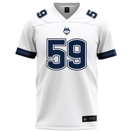 UConn - NCAA Football : Finn Wilkins - White Football Jersey-0