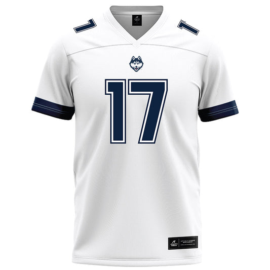 UConn - NCAA Football : Shamar Pressley - White Football Jersey-0