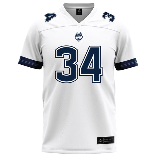 UConn - NCAA Football : Carter Boskovich - White Football Jersey-0