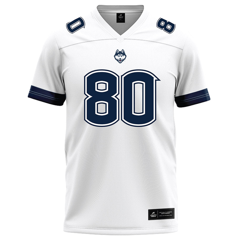 UConn - NCAA Football : Alex Godavitarne - White Football Jersey-0