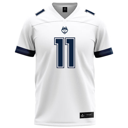 UConn - NCAA Football : Ryder Treadway - White Football Jersey-0