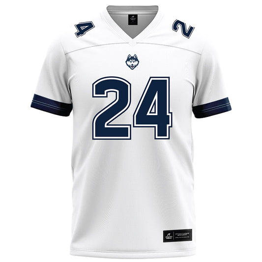 UConn - NCAA Football : Dashun Reeder - White Football Jersey-0