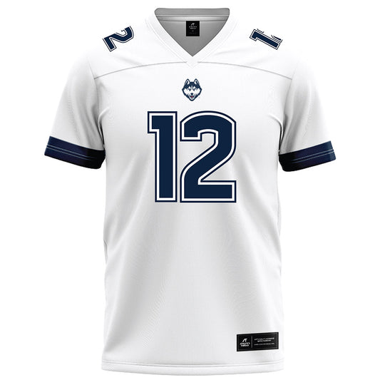 UConn - NCAA Football : Tucker McDonald - White Football Jersey-0