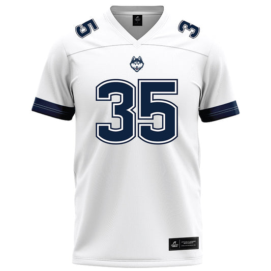 UConn - NCAA Football : Spencer Sullins - White Football Jersey-0