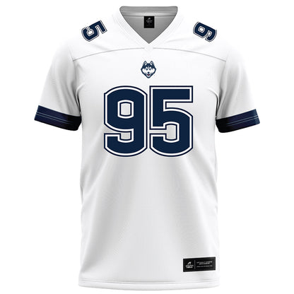 UConn - NCAA Football : Melvin Hills - White Football Jersey-0