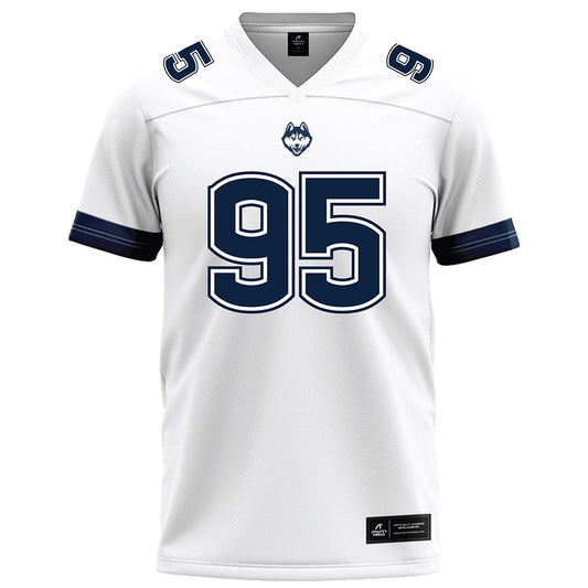 UConn - NCAA Football : Melvin Hills - White Football Jersey-0
