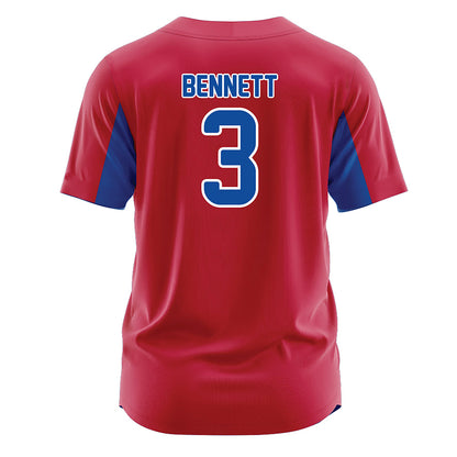 LA Tech - NCAA Softball : Cali Bennett - Red Jersey-1