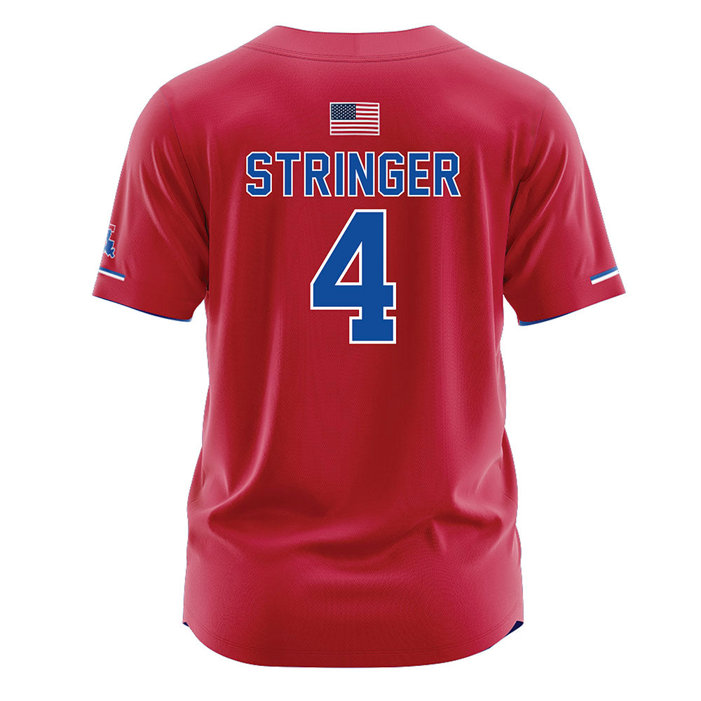 LA Tech - NCAA Softball : Maddy Stringer - Red Jersey-1