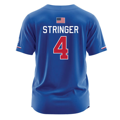LA Tech - NCAA Softball : Maddy Stringer - Blue Jersey-1