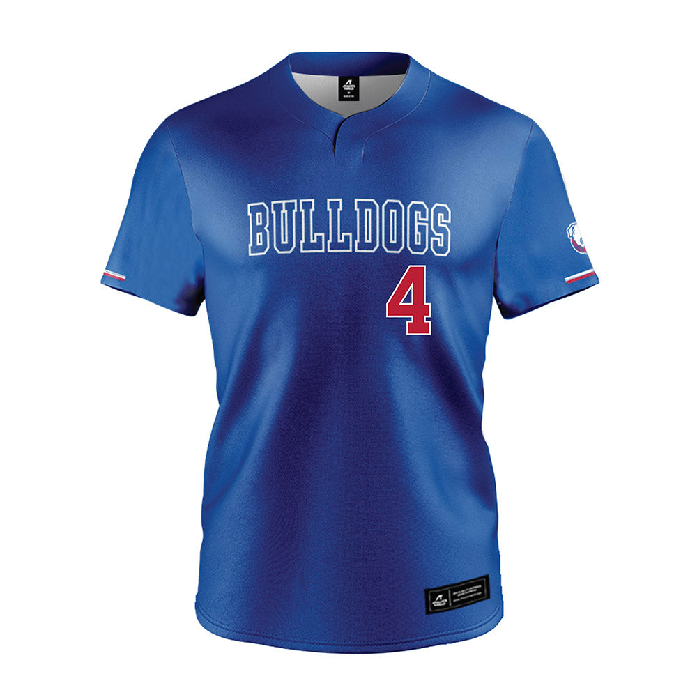 LA Tech - NCAA Softball : Maddy Stringer - Blue Jersey-0