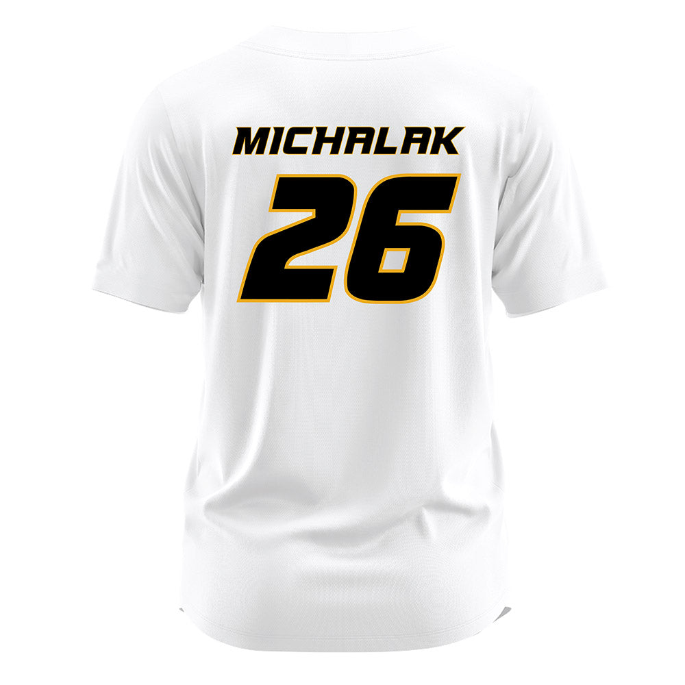 Missouri - NCAA Softball : Rylee Michalak - White Jersey-1