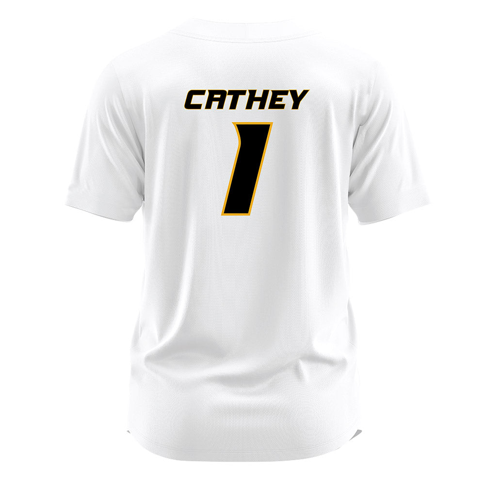 Missouri - NCAA Softball : Audrey Cathey - White Jersey-1