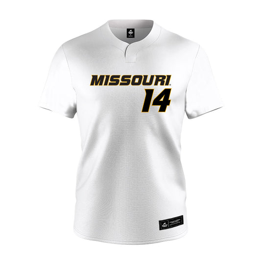 Missouri - NCAA Softball : Nathalie Touchet - White Jersey-0