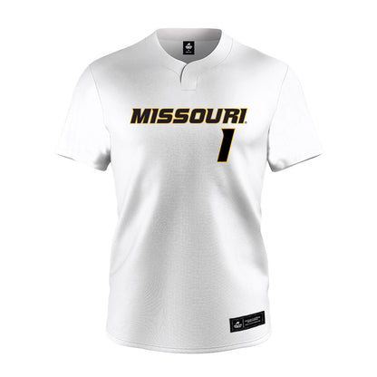 Missouri - NCAA Softball : Audrey Cathey - White Jersey-0