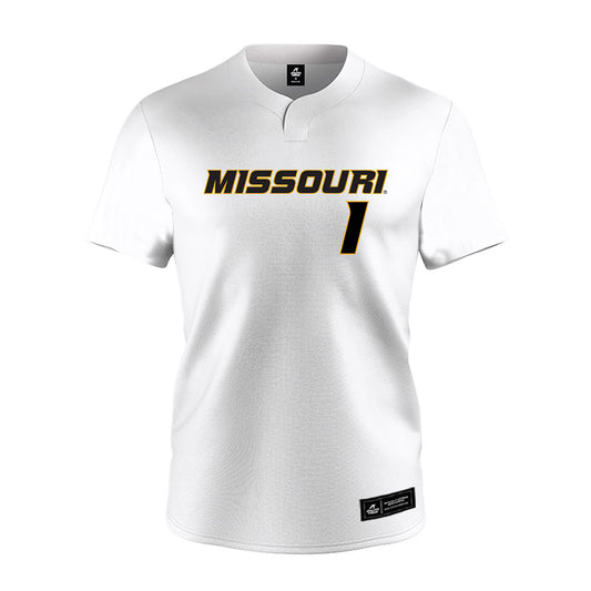 Missouri - NCAA Softball : Audrey Cathey - White Jersey-0