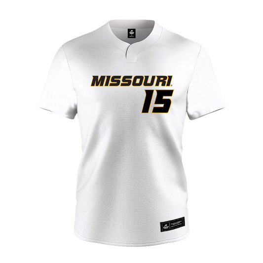 Missouri - NCAA Softball : Emma Jackson - White Jersey-0