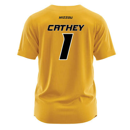 Missouri - NCAA Softball : Audrey Cathey - Gold Jersey-1