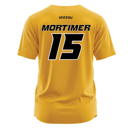 Missouri - NCAA Softball : Kelsee Mortimer - Gold Jersey-1