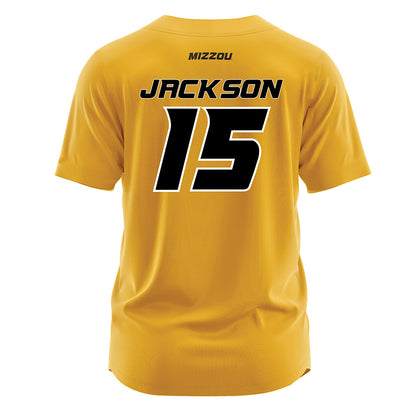 Missouri - NCAA Softball : Emma Jackson - Gold Jersey-1