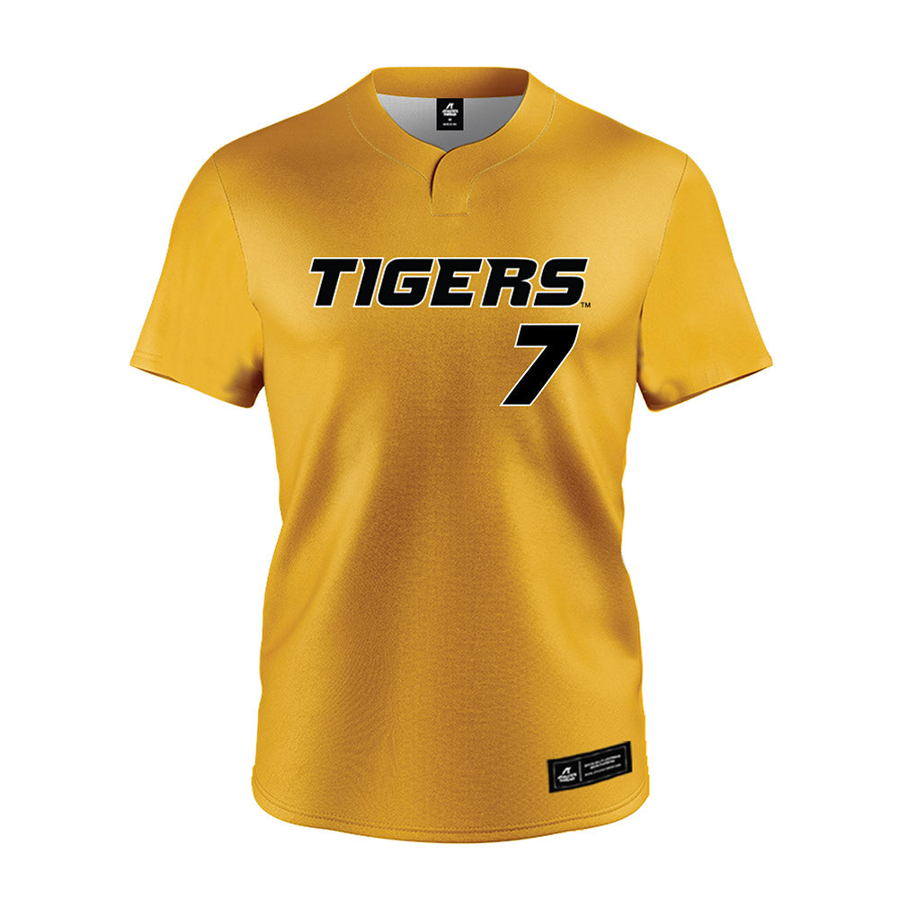 Missouri - NCAA Softball : Stefania Abruscato - Gold Jersey-0
