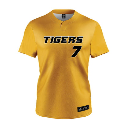 Missouri - NCAA Softball : Stefania Abruscato - Gold Jersey-0