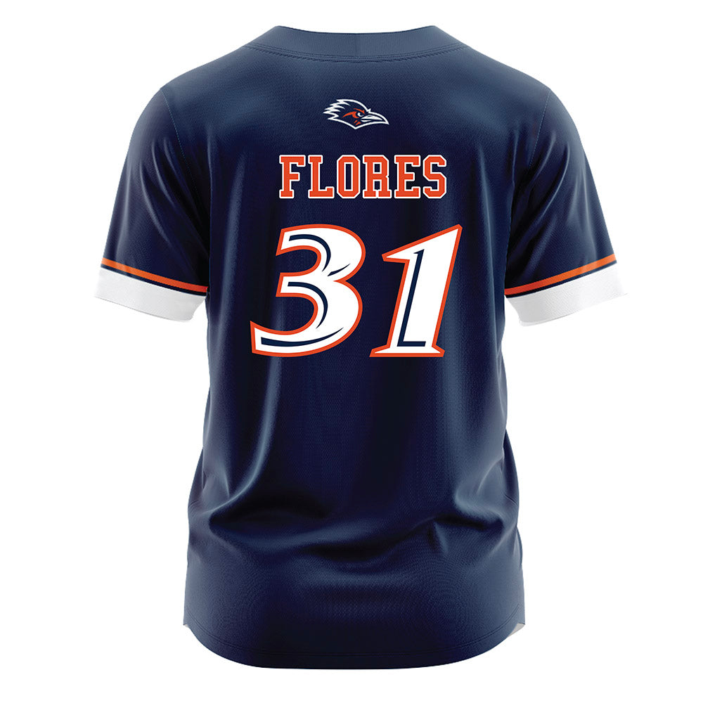 UTSA - NCAA Softball : Aubrey Flores - Navy Jersey-1