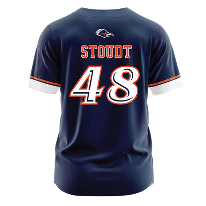 UTSA - NCAA Softball : Reagan Stoudt - Navy Jersey-1