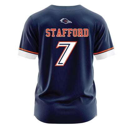 UTSA - NCAA Softball : Demiree Stafford - Navy Jersey-1