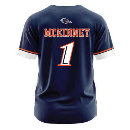 UTSA - NCAA Softball : Kailey McKinney - Navy Jersey-1