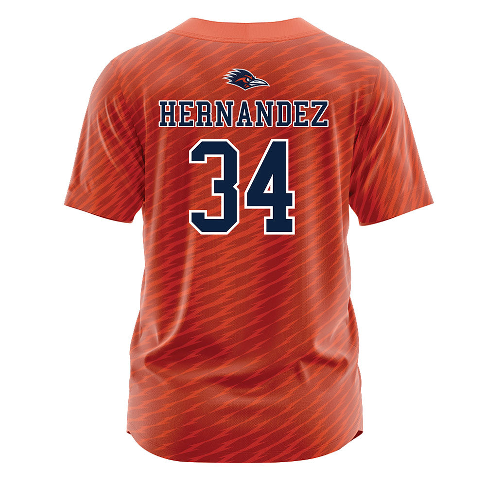 UTSA - NCAA Softball : Arlette Hernandez - Orange Jersey-1