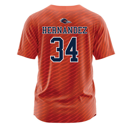 UTSA - NCAA Softball : Arlette Hernandez - Orange Jersey-1
