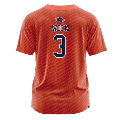 UTSA - NCAA Softball : Sabrina Wick - Orange Jersey-1