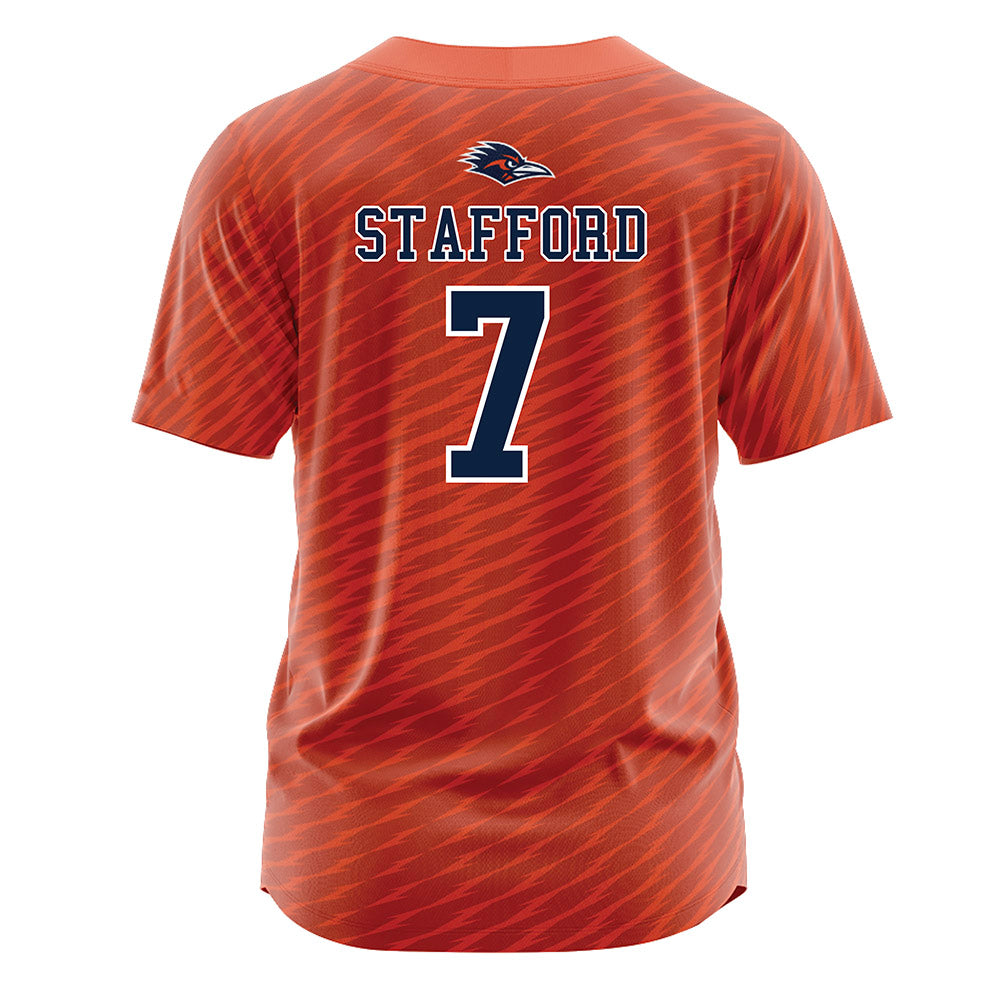 UTSA - NCAA Softball : Demiree Stafford - Orange Jersey-1