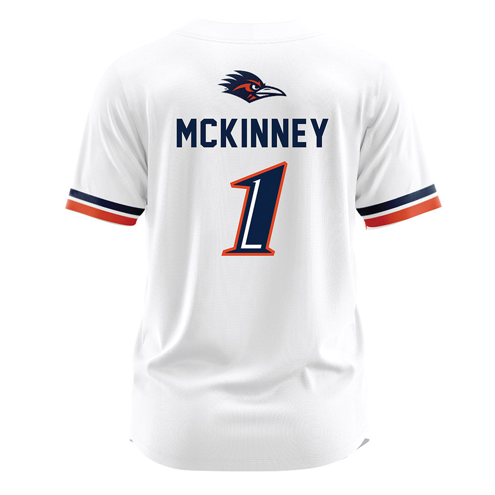 UTSA - NCAA Softball : Kailey McKinney - White Jersey-1
