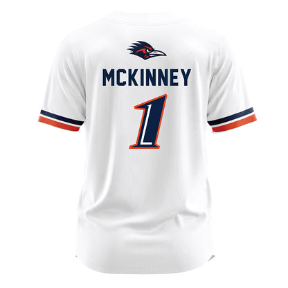 UTSA - NCAA Softball : Kailey McKinney - White Jersey-1